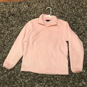 Fluffy zipped sweater